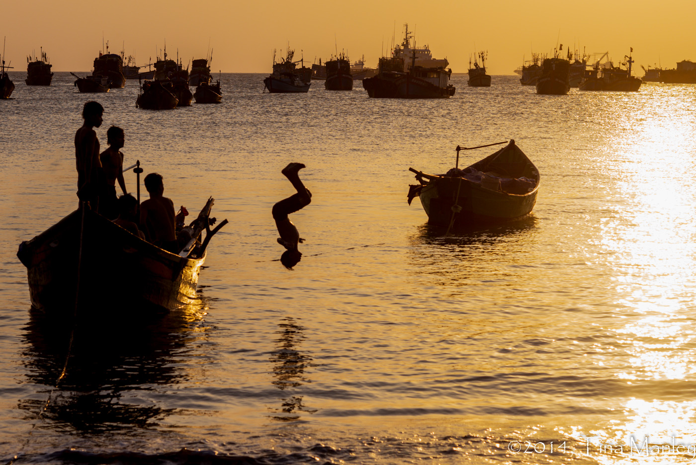 Sunset Swim, Alternate Crop 1