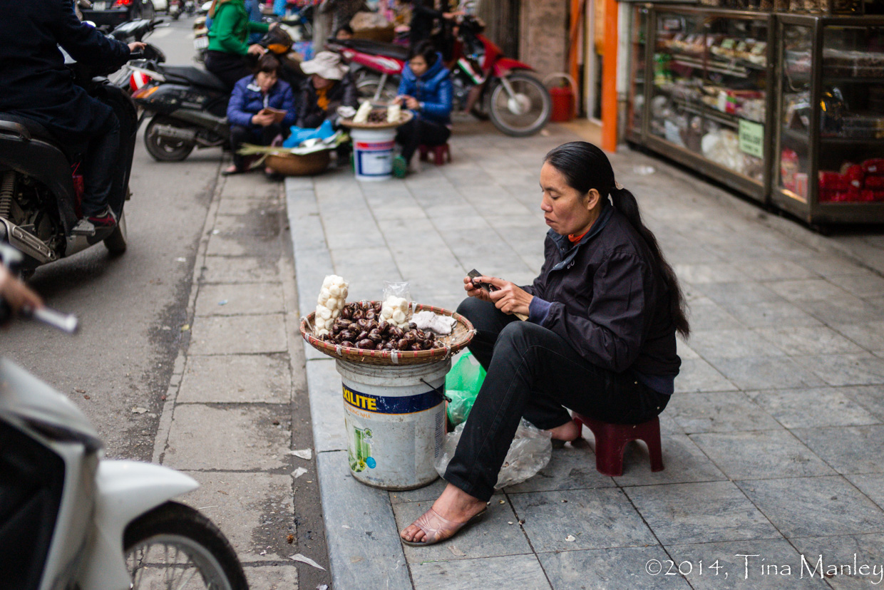Peeling Chestnuts