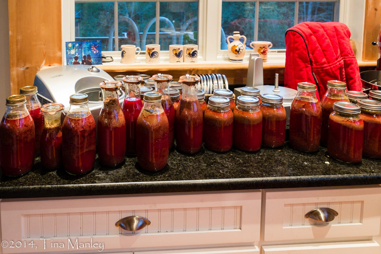 36 Quarts of Grape Juice
