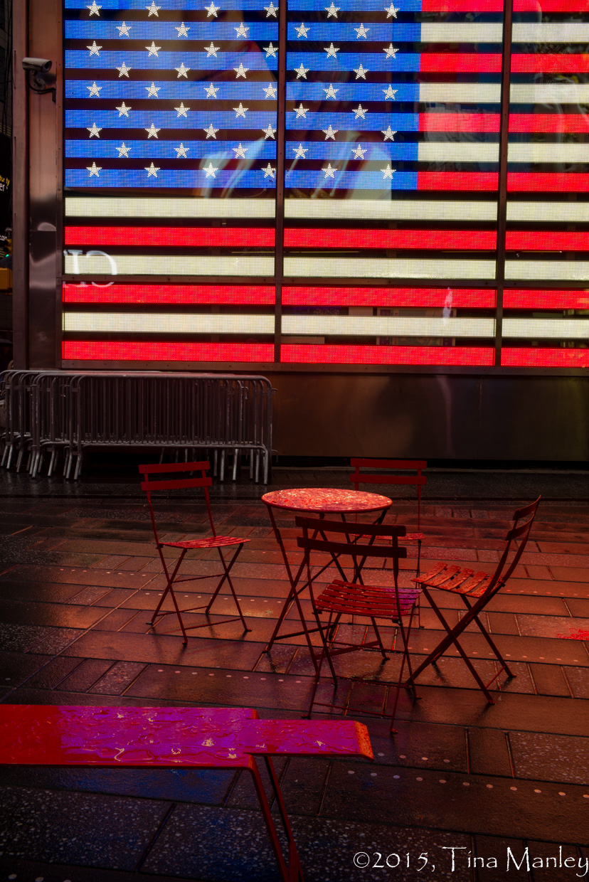Times Square Rain