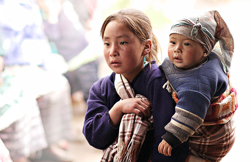 Ixil Sister and Brother