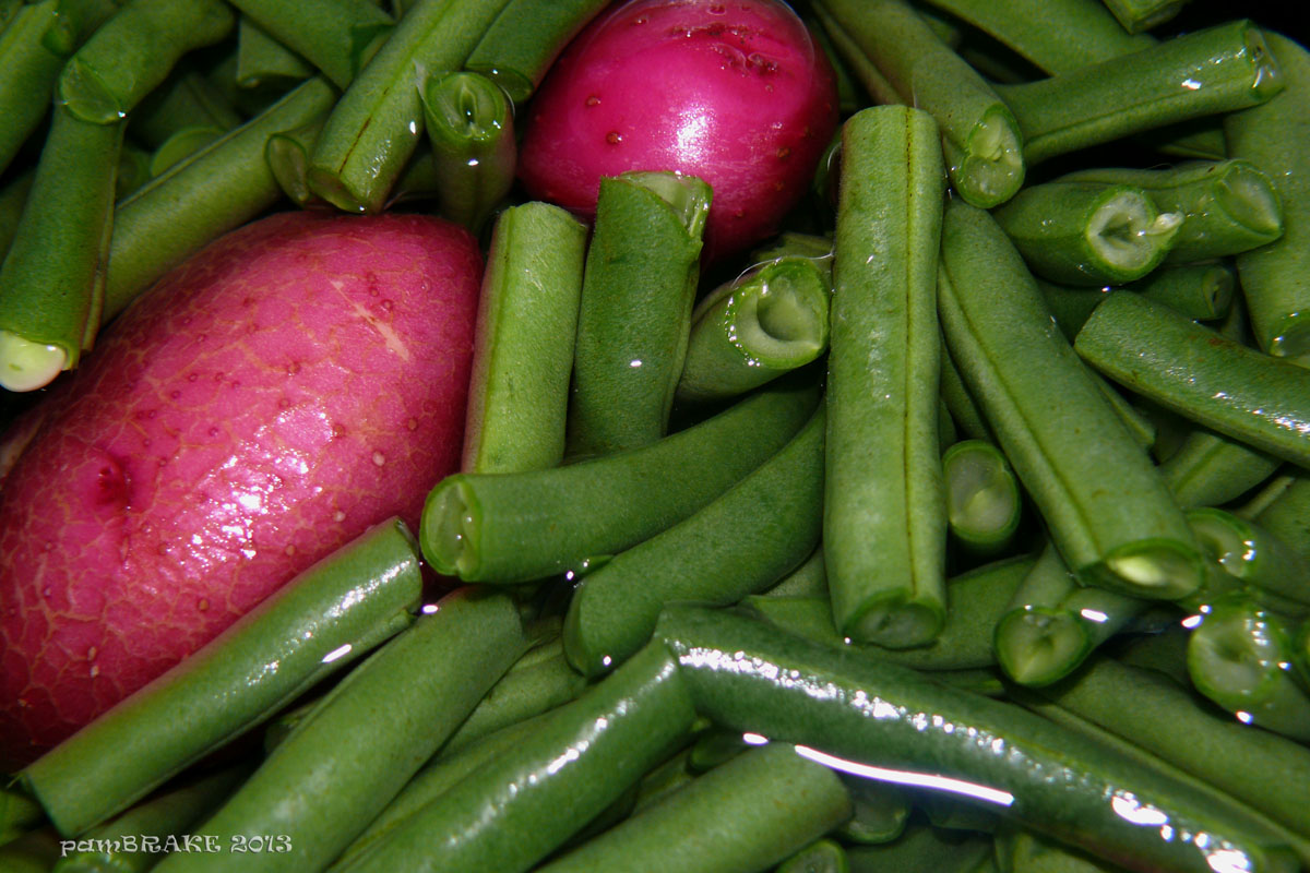 and Fresh Green Beans