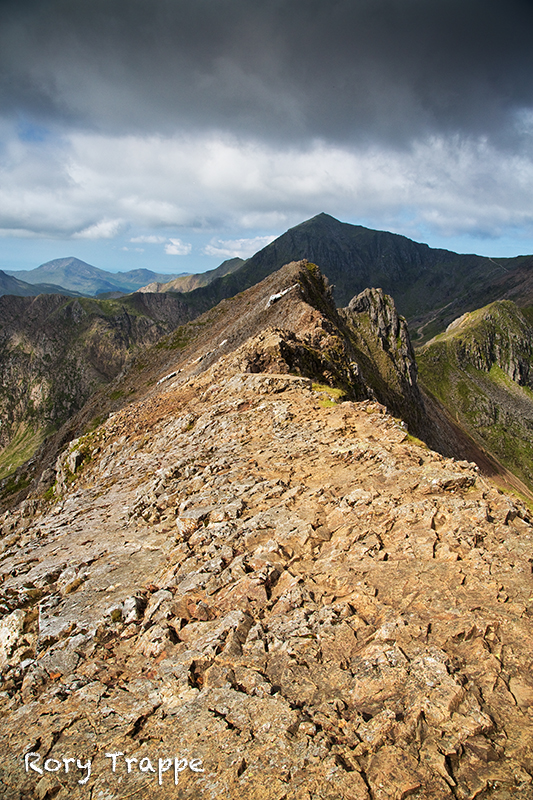 The start of the Crib Goch ridge