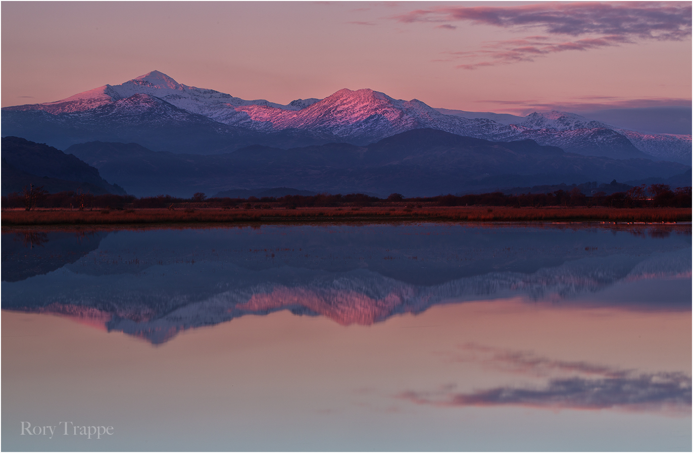 Panoramic view of Snowdon.