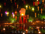Sky lantern festival, Chiang Mai, Thailand