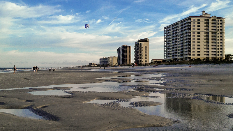 Jacksonville Beach at Low Tide