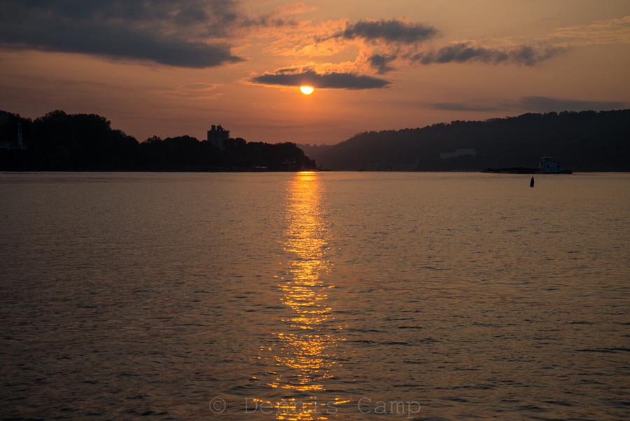 Sunrise Over the Ohio River