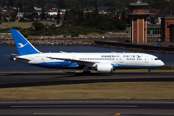 XIAMEN AIR BOEING 787 8 SYD RF 5K5A5979.jpg