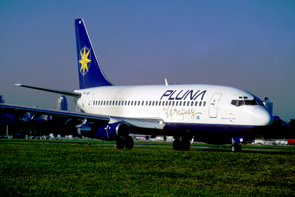 PLUNA URUGUAY BOEING 737 200 AEP RF.jpg