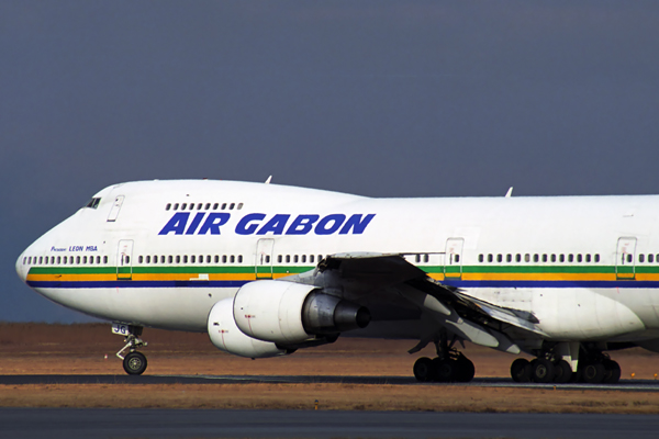 AIR GABON BOEING 747 200M JNB RF 1874 35