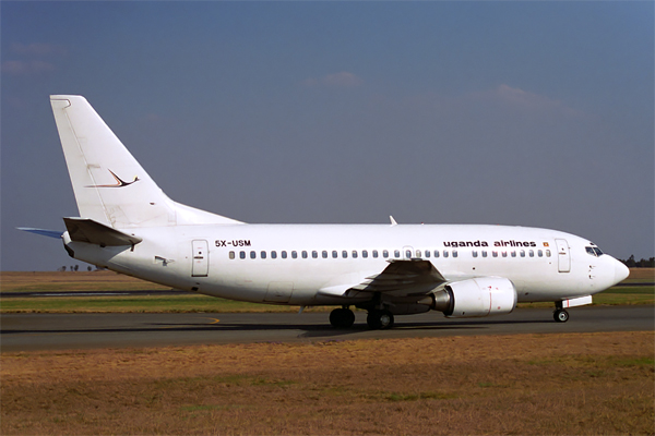 UGANDA AIRLINES BOEING 737 500 JNB RF 1053 26.jpg