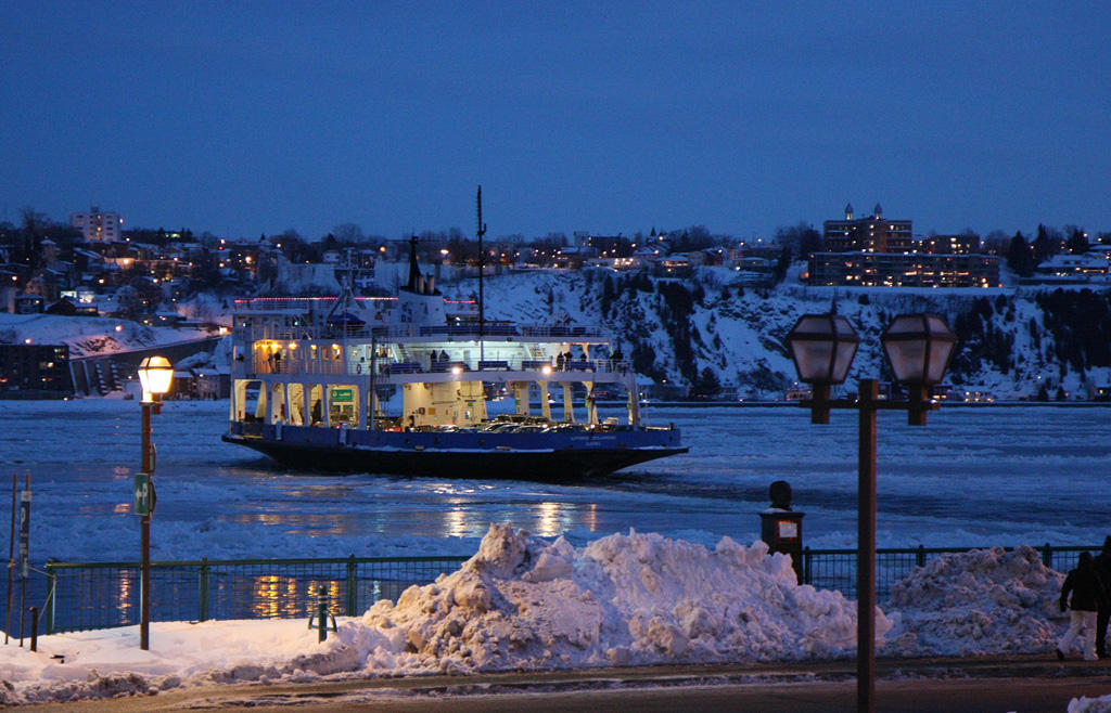 Canada, Quebec - Ferry by Night