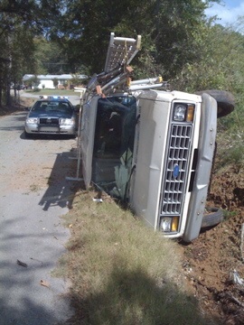 Worked a wreck in WEAVER AL