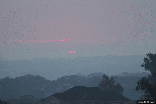 Sunrise Time Lapse Video, 9/27/2015