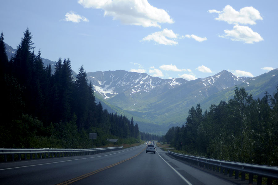 Road into Kenai