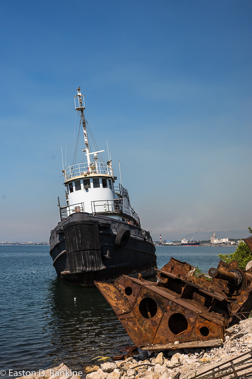 Aground