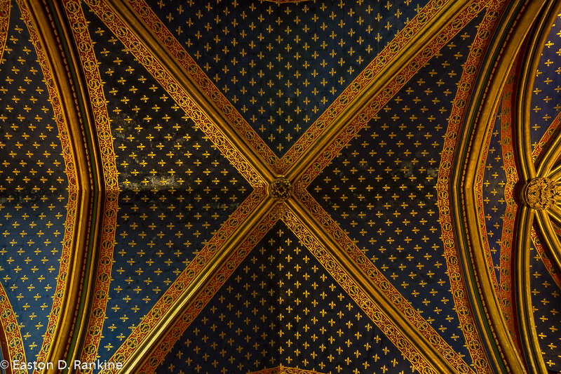 Ceiling - Lower Chapel  - Sainte-Chapelle