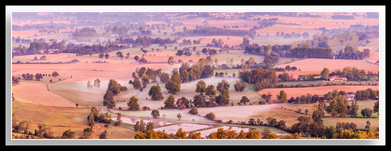 Early morning view from the top of the Mountain at Soreze