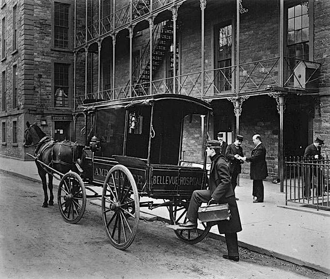 1895 - Bellevue Hospital Ambulance
