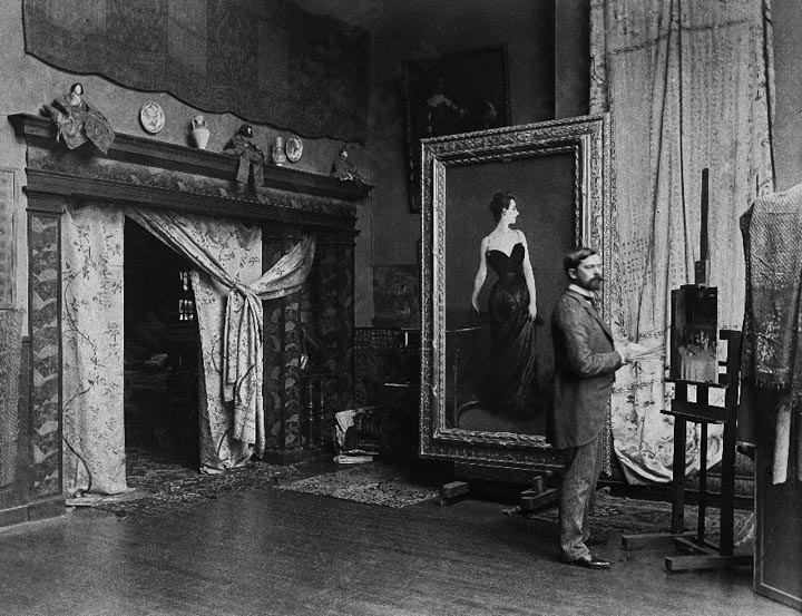 1884 - John Singer Sargent with Madame X