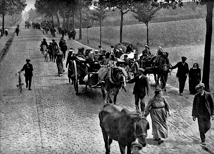 1914 - Belgian refugees