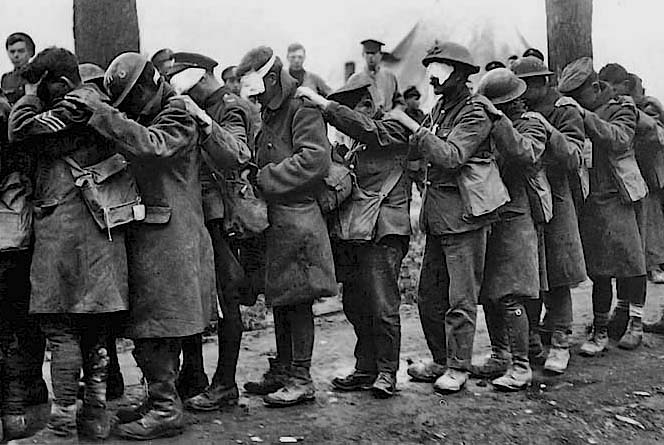 10 April 1918 - Casualties of a gas attack