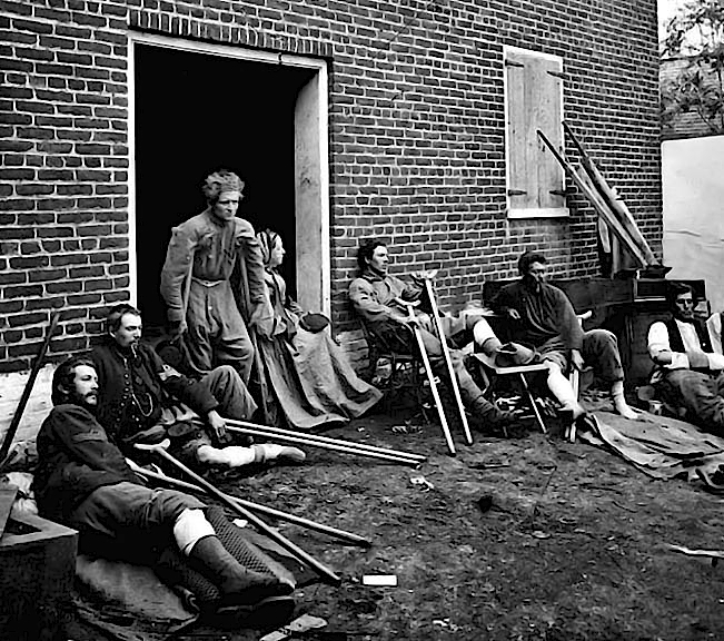 1864 - Wounded Union soldiers