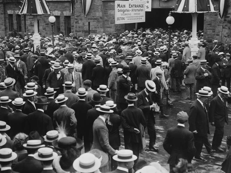 1912 - Entrance to the Democratic National Convention