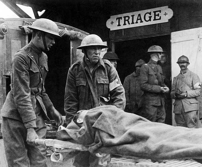 17 July 1918 - Triage station