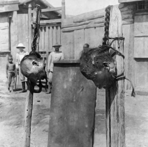 21 August 1901 - Severed heads of Boxers