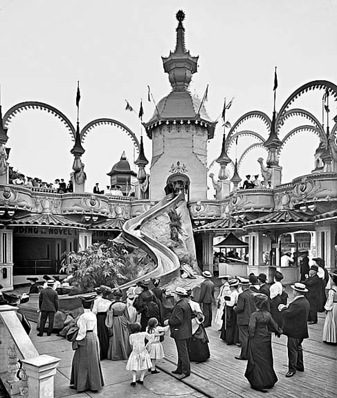 1906 - Helter Skelter ride, Coney Island