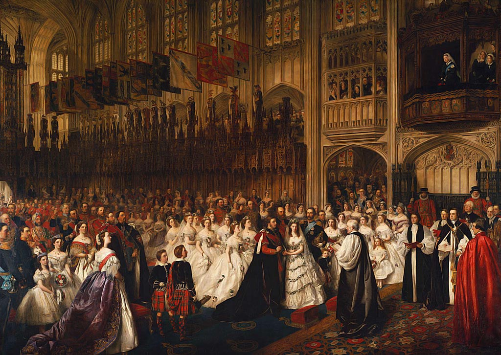 1863 - Marriage of the Prince of Wales with Princess Alexandra of Denmark