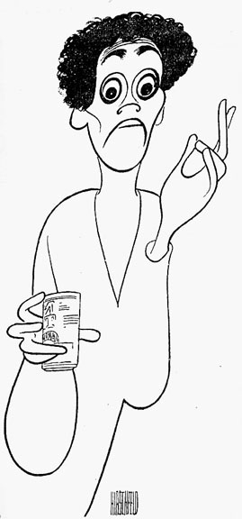 Harvey Firestein by Al Hirshfeld