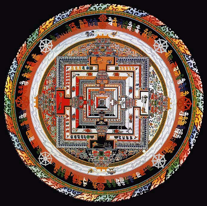 Sand mandala of Kalachakra