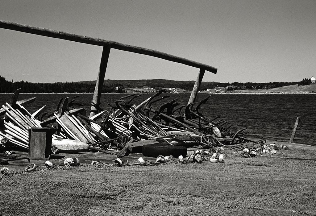 Old Anchors and Nets, Glen Margaret, NS