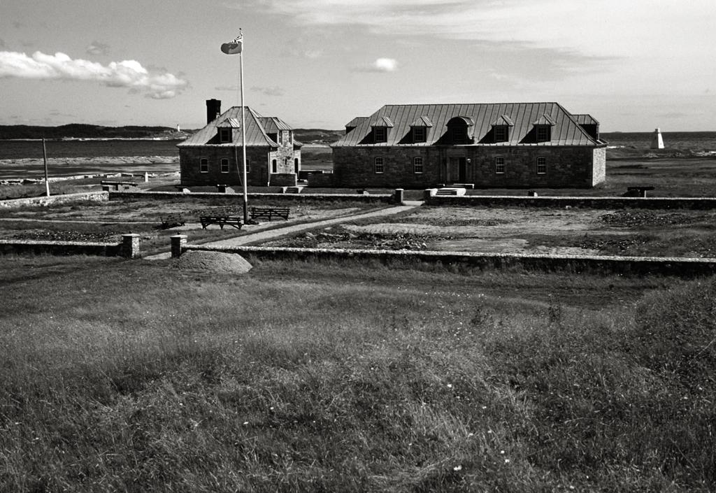 At Louisburg before restoration, Cape Breton, NS