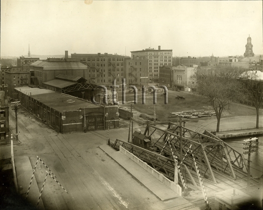 The rear of the B&L Depot across Canal St.