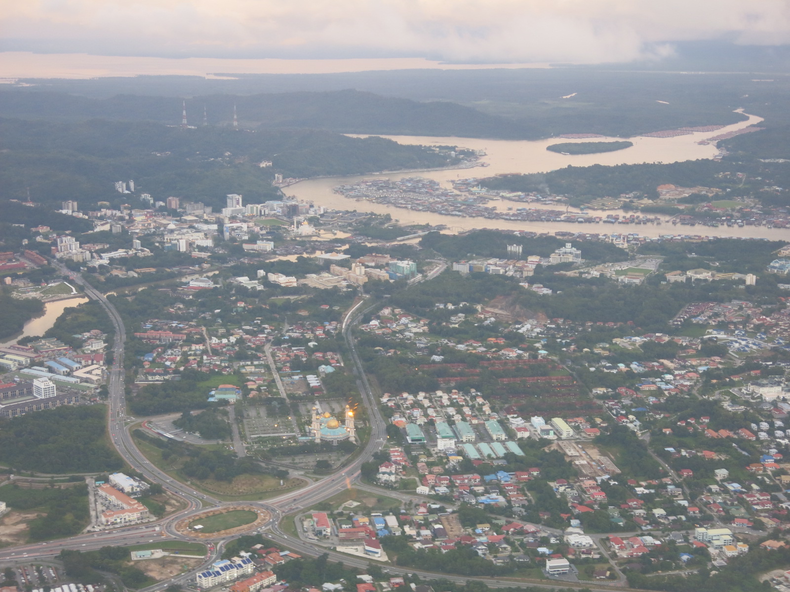 departing Bandar Seri Begawan