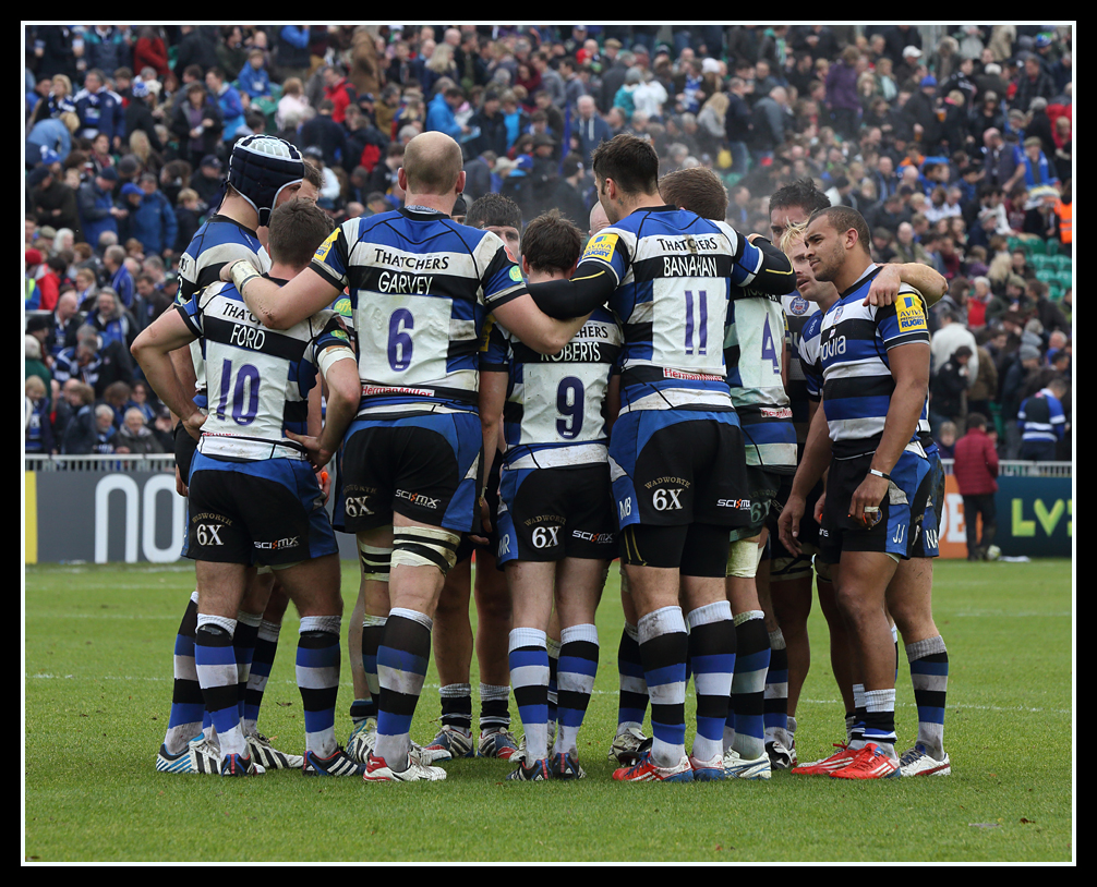 Half time team huddle