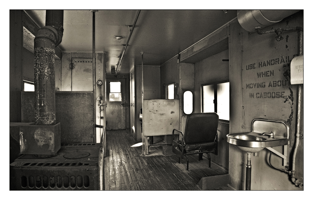 A Caboose Interior