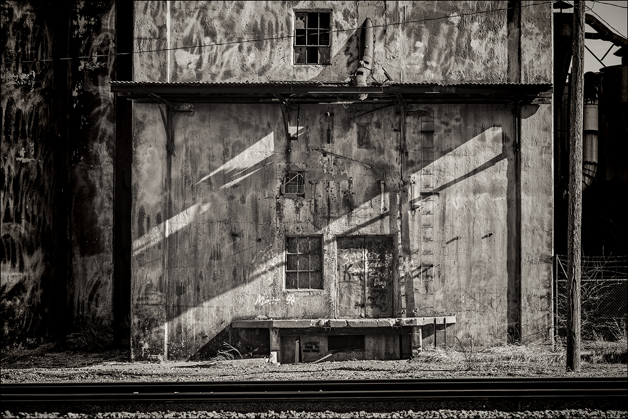 Defunct Grain Elevator Detail, Ponca City, OK