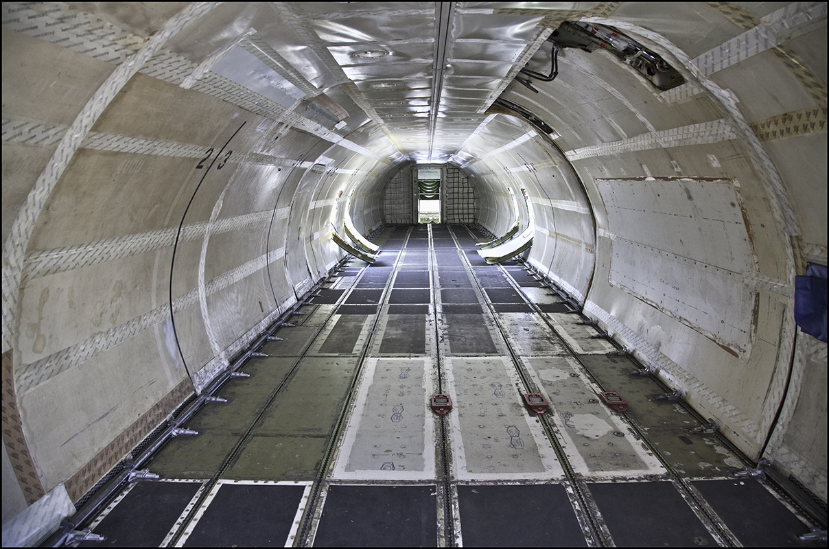 Cargo area looking aft