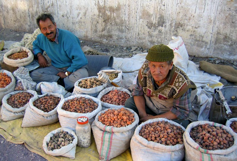 Dried apricots