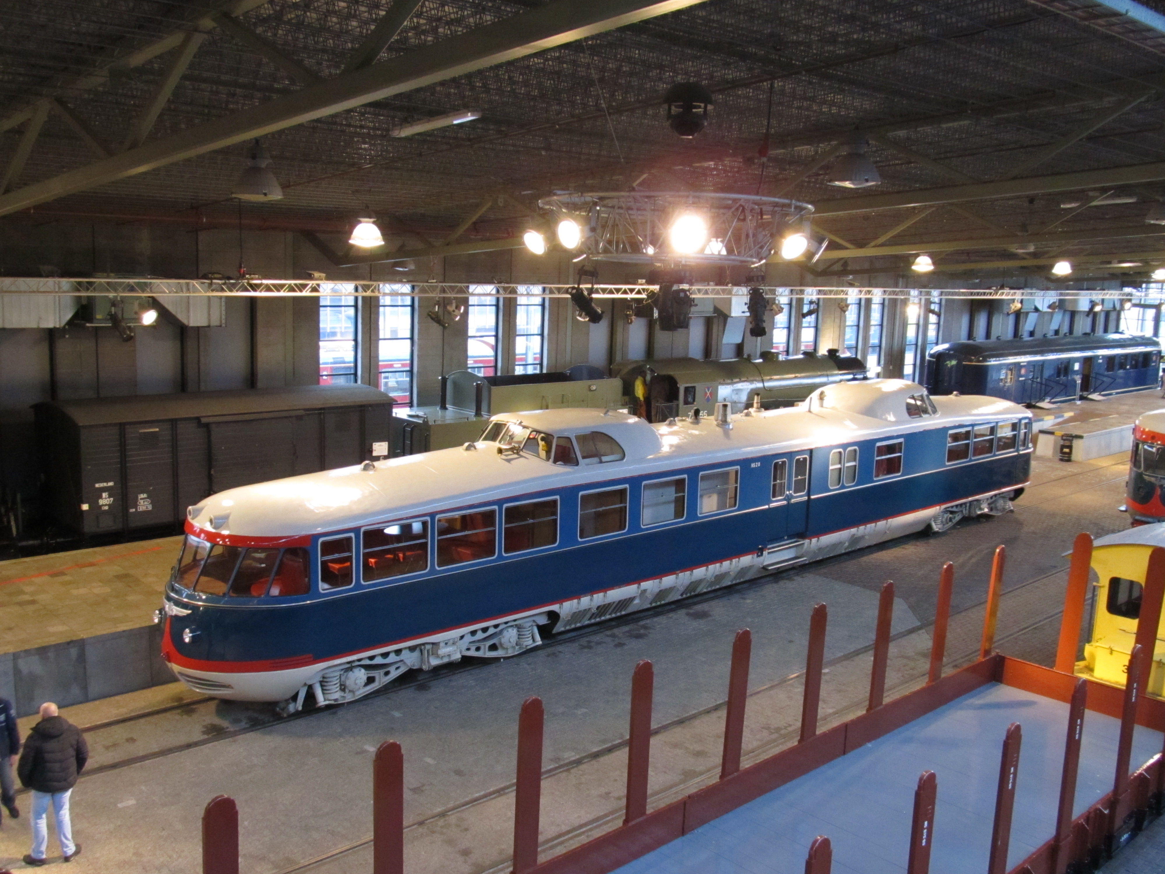 Neat car at the train museum in Utrecht