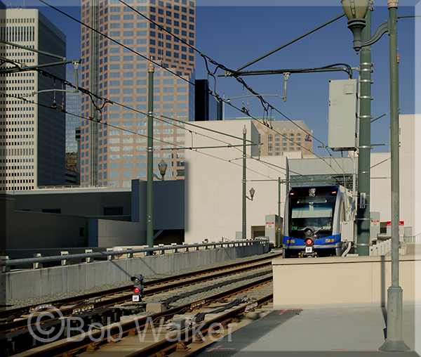 Charlottes Mass Transit  Runs Right Behind Hotel 