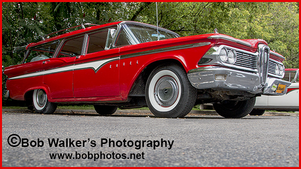 1959 Edsel Red Station Wagon From New York State