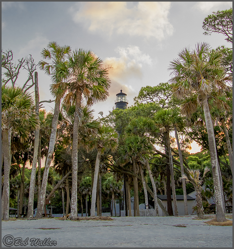 Hunting Beach State Park Lighthouse Prior To Dusk