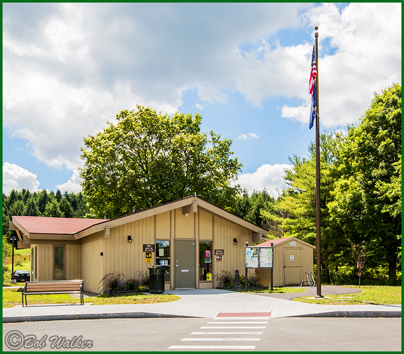 This Is The Campers Check-In Building 