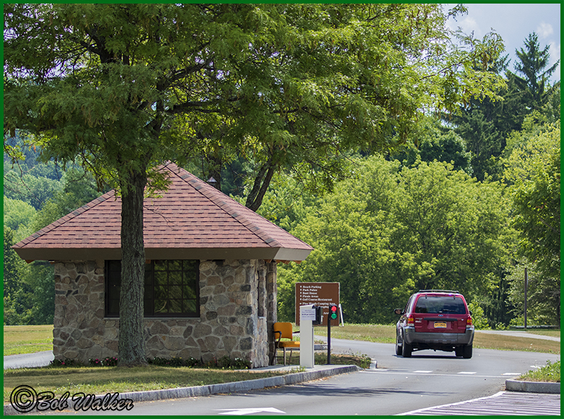 Gate Entrance For Day Users And Campers