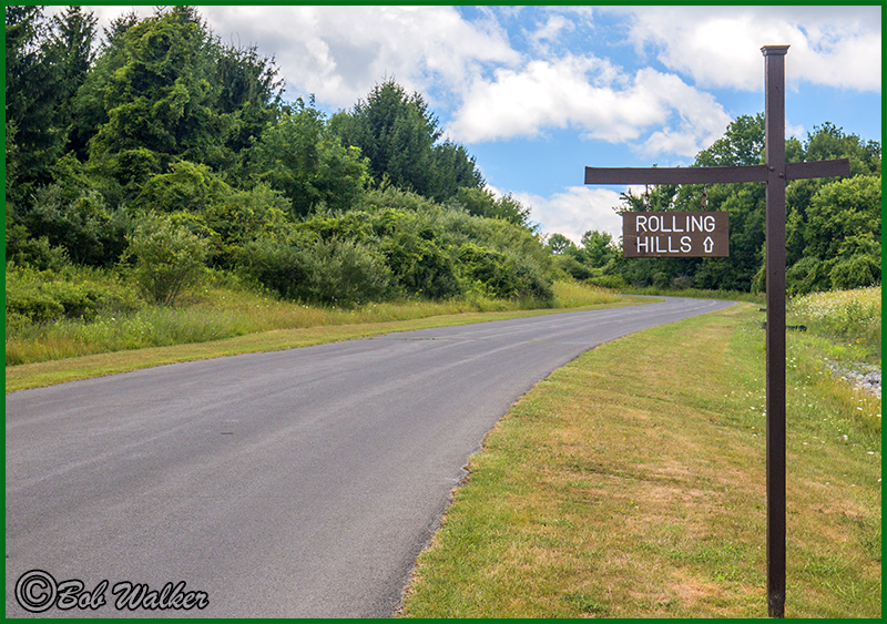 Sign Showing Way To Older Campground Section